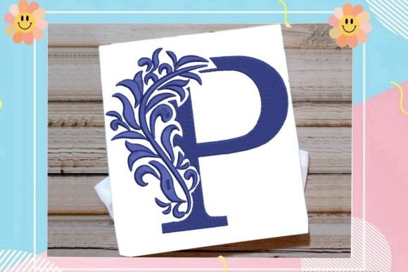 Beautiful Monogram Letter P: Sweatshirt Design Review