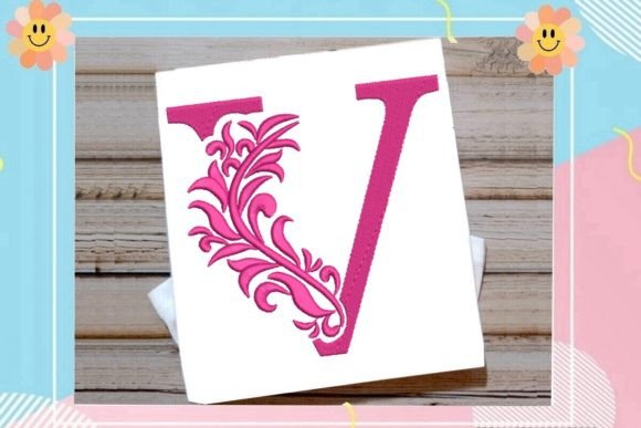 Beautiful Monogram Letter V: A Holiday Design Review