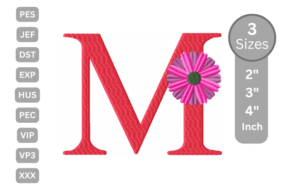 Blossom Alphabet Letter - M: A Charming Addition