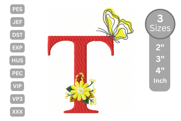 Butterfly Bloom Alphabet - T: A Charming Addition