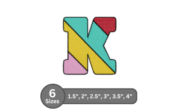 Candy Stripe Alphabet -K: A Sweet Embroidery Font Review