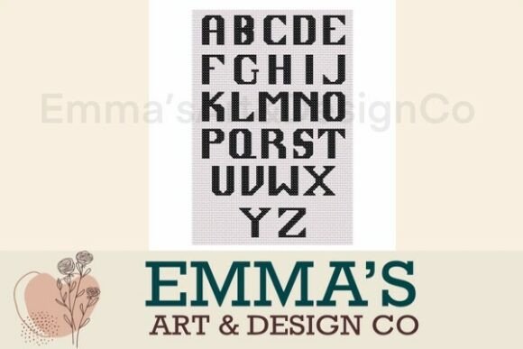 Cross Stitch Alphabet Pattern PDF: An Etsy Seller Review