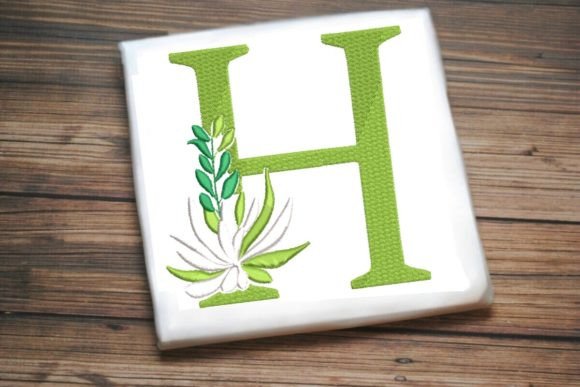 H Letter Greenery Monogram: A Seasonal Design Review