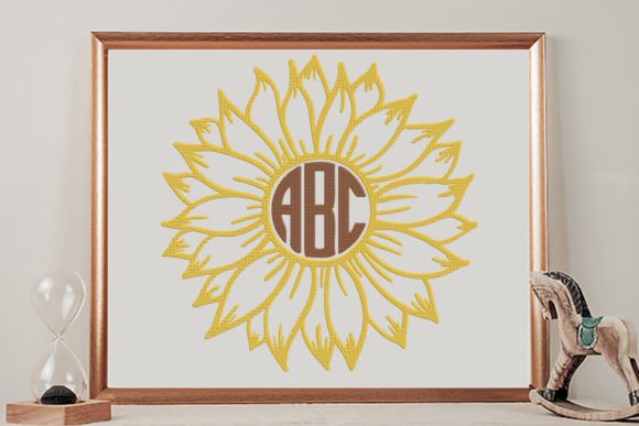 Sunflower Monogram Frame: A Seasonal Embroidery Review
