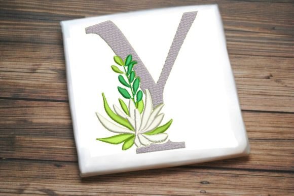 Y Letter Greenery Monogram: Sweatshirt Design Review